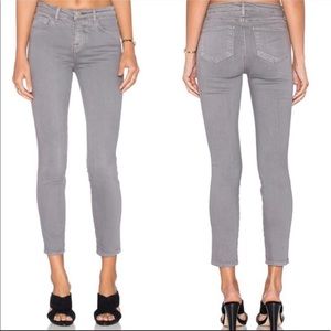 L’Agence • chantal low rise skinny gray jeans sz 28